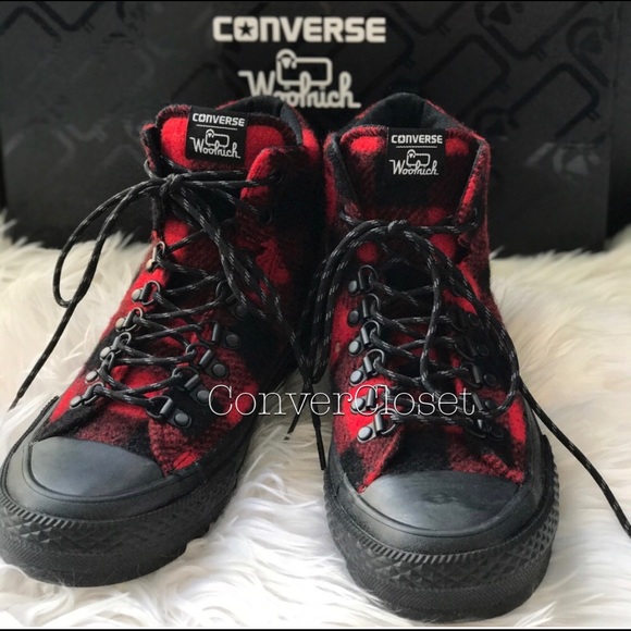 NWT Converse & Woollrich Ctas Street Hiker HI AUTH - Picture 5 of 7